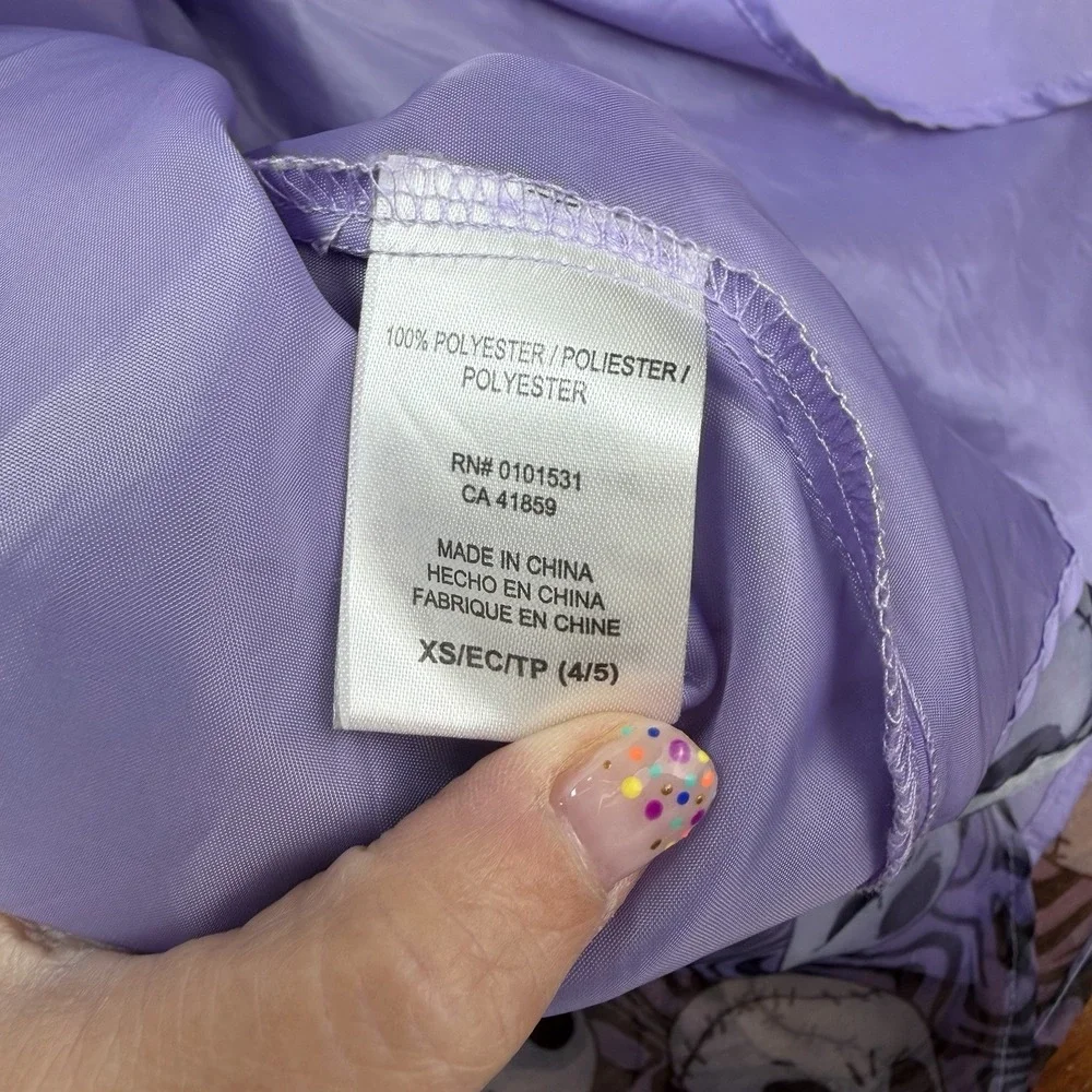 Disney's Nightmare Before Christmas Girls Size XS 4/5 Jack Skellington Dress